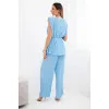 Naisten vaaleansininen laskostettu setti Nici Naisten puvut