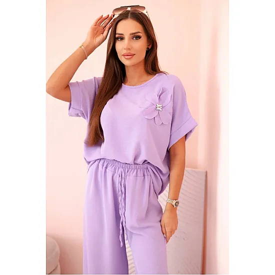 Moteriškas šviesiai violetinis komplektas Aqua