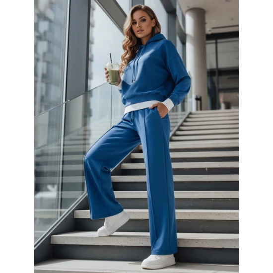 Moteriškas mėlynas sportinis kostiumas Newport Moteriški komplektai