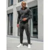 Grey men's velour set Silk JS/8C1169/29 Premium
