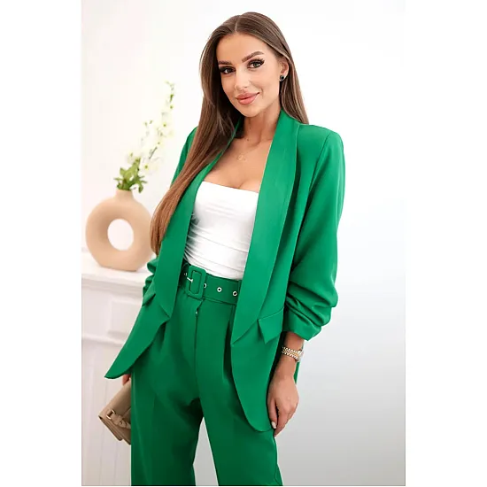 Elegantiškas moteriškas žalios spalvos komplektas Silva
