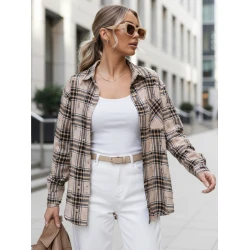 Moteriški rusvi languoti marškiniai Monit