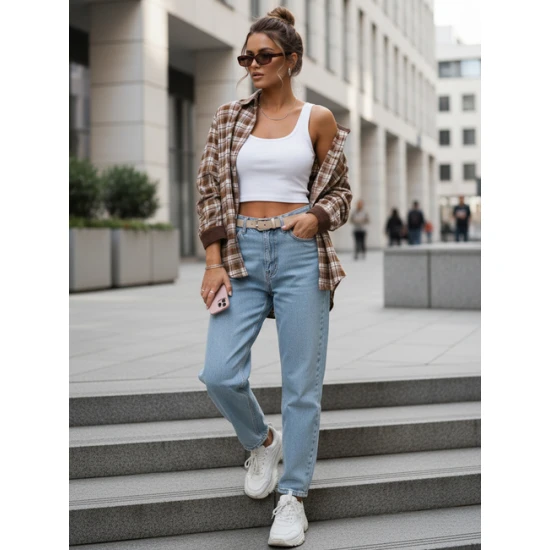 Moteriški rudi languoti marškiniai Esli Moteriški marškiniai