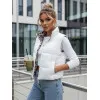 Women's white reversible vest Puff Women's waistcoats