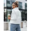 Women's white reversible vest Puff Women's waistcoats
