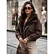 Beverly Women's Dark Brown Winter Jacket