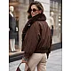 Beverly Women's Dark Brown Winter Jacket