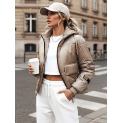 Brązowa kurtka przejściowa damska Aron