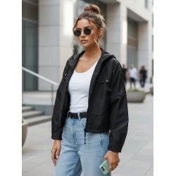 Damska czarna kurtka przejściowa Unika