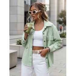 Miętowa kurtka przejściowa Shine