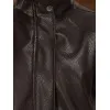 Sunny Women's Dark Brown Leather Vest