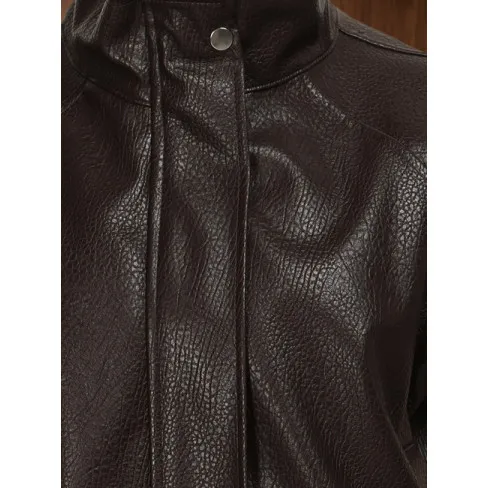 Sunny Women's Dark Brown Leather Vest