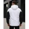 Men's white ski jacket Atlant
