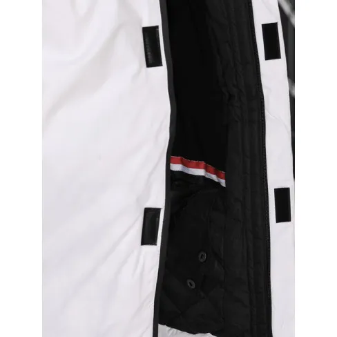 Men's white ski jacket Atlant