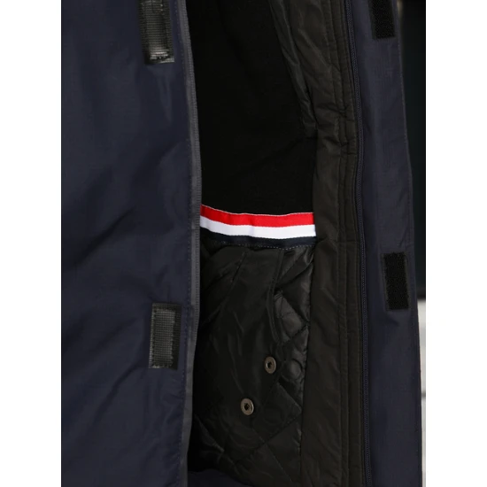 Vyriška tamsiai mėlyna slidinėjimo striukė Atlant