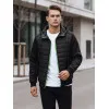 Miesten musta hupullinen takki Bastin TX4394