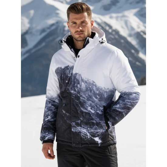 Vyriška tamsiai mėlyna slidinėjimo striukė Mount