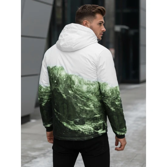 Vyriška žalia slidinėjimo striukė Mount