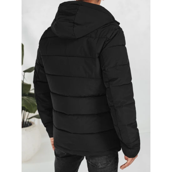 Vyriška juoda žieminė striukė Ross