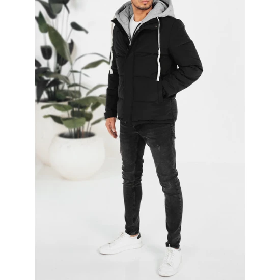 Vyriška juodas žieminė striukė Blaze Žieminės striukės