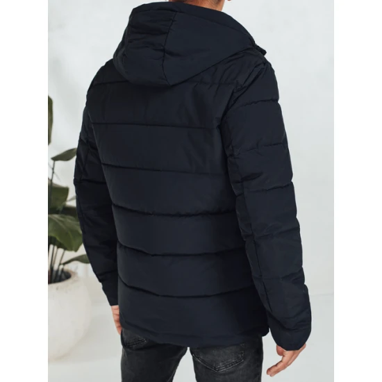 Vyriška tamsiai mėlyna žieminė striukė Ross