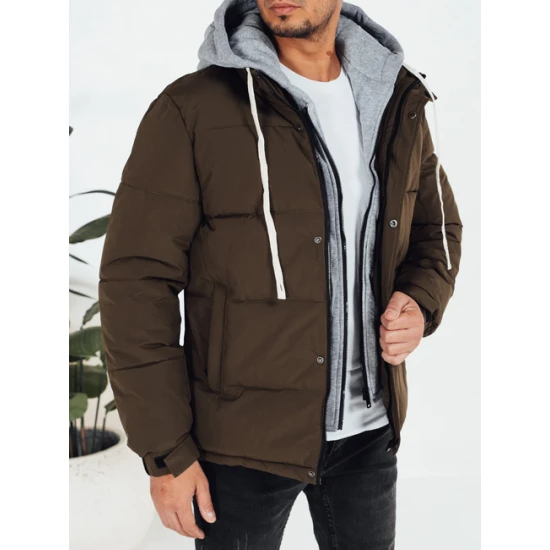 Vyriška tamsiai ruda žieminė striukė Blaze