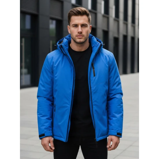 Vyriška mėlyna slidinėjimo striukė Falcon