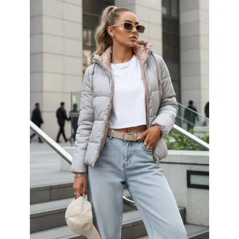 Moteriška pilka/ruda dvipusė striukė Victoria Moteriškos striukės