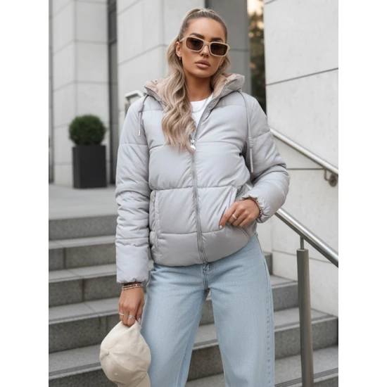 Moteriška pilka/ruda dvipusė striukė Victoria Moteriškos striukės