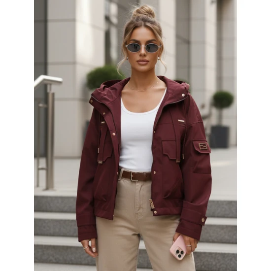 Moteriška pereinamojo sezono bordo striukė Enit Moteriškos striukės