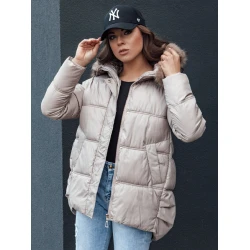 Moteriška rusva striukė su gobtuvu Stela