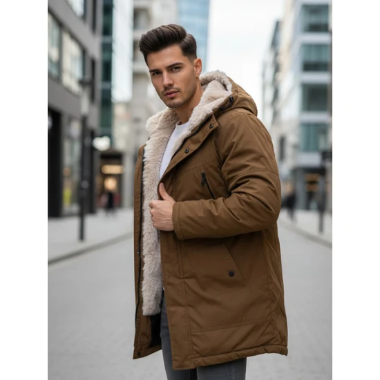 Vyriška ruda žieminė striukė Artic