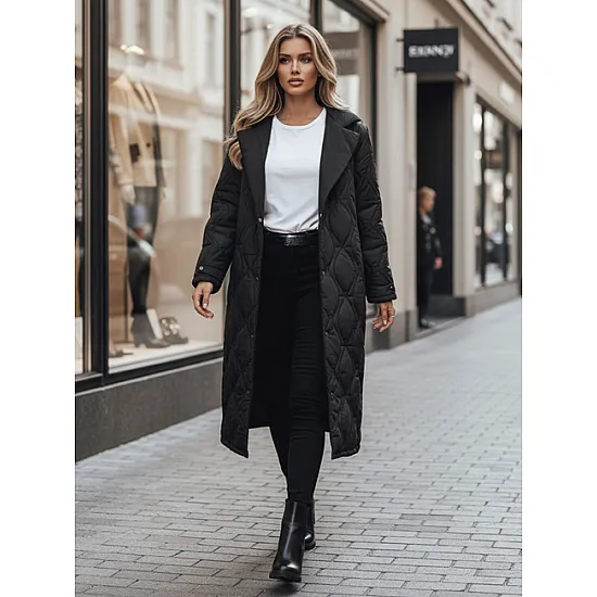 Juoda ilga striukė Suker JS/5M3177/392Z
