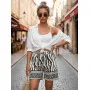 Women's Black and White Zebra Shorts