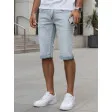 Miesten siniset Comfort-farkkushortsit