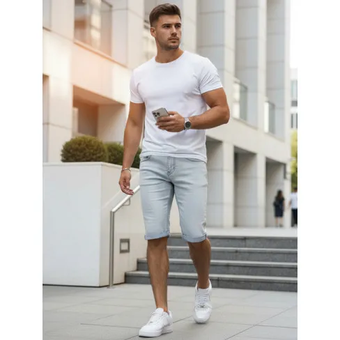Miesten siniset Comfort-farkkushortsit
