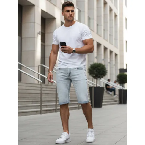 Miesten siniset Comfort-farkkushortsit