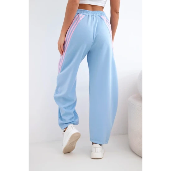 Moteriškos mėlynos laisvalaikio kelnės Sport Laisvalaikio kelnės