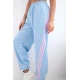 Moteriškos mėlynos laisvalaikio kelnės Sport Laisvalaikio kelnės
