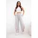 Moteriškos pilkos laisvalaikio kelnės Sport