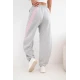 Moteriškos pilkos laisvalaikio kelnės Sport Laisvalaikio kelnės