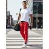 Men's red casual trousers Harin UX4421