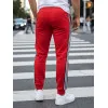Men's red casual trousers Harin UX4421