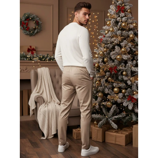 Vyriškos rusvos kelnės Noki UX4414