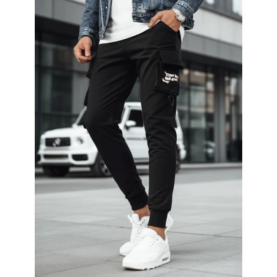 Vyriški juodos spalvos jogeriai Citytown Džinsai ir Jogeriai