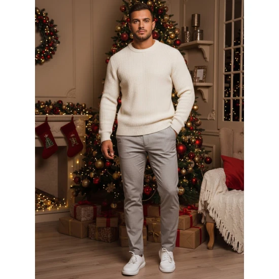 Vyriškos pilkos kelnės Rio