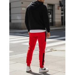 Vyriškos raudonos laisvalaikio kelnės Even