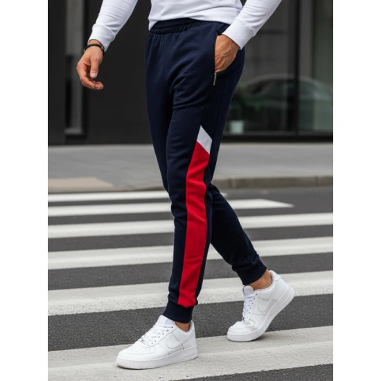 Vyriškos tamsiai mėlynos kelnės Valker Laisvalaikio kelnės