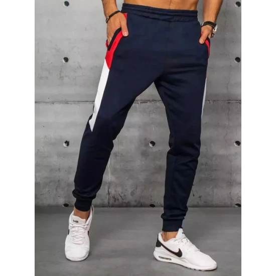 Vyriškos tamsiai mėlynos laisvalaikio kelnės Kenny Laisvalaikio kelnės