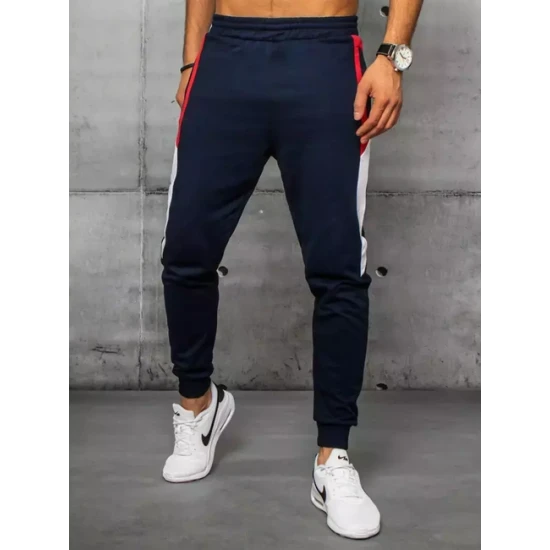 Vyriškos tamsiai mėlynos laisvalaikio kelnės Kenny Laisvalaikio kelnės